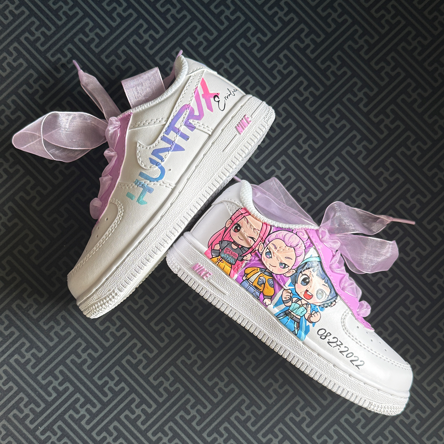 Limited Edition: Huntix custom shoes air force 1 kids 1