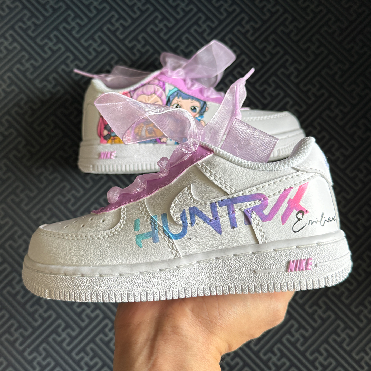 Limited Edition: Huntix custom shoes air force 1 kids 1