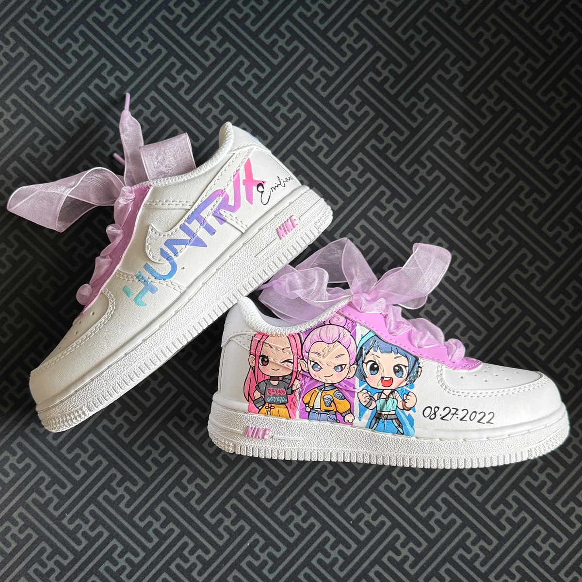 Limited Edition: Huntix custom shoes air force 1 kids 1