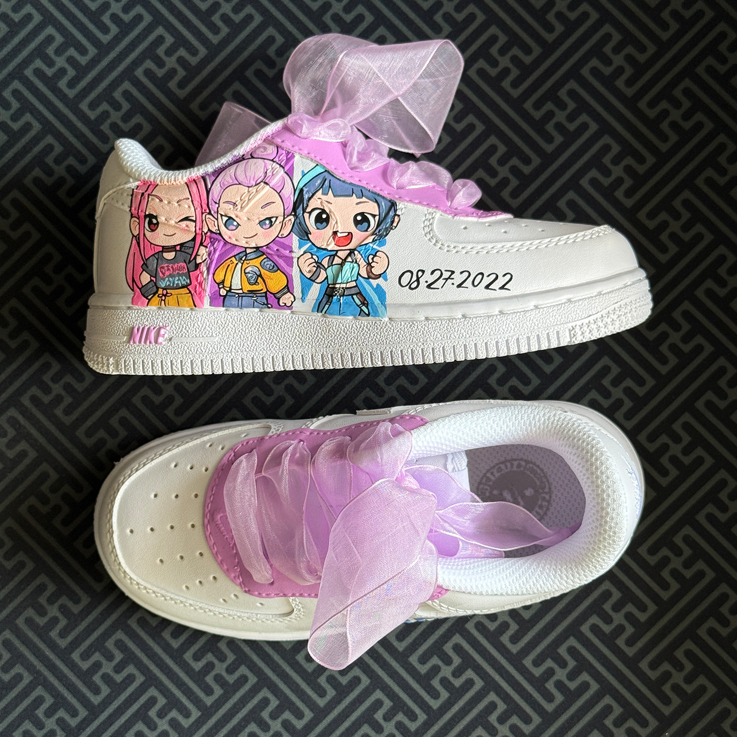 Limited Edition: Huntix custom shoes air force 1 kids 1