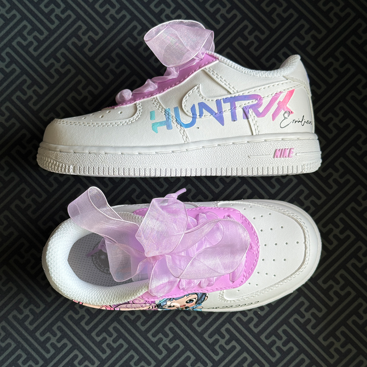 Limited Edition: Huntix custom shoes air force 1 kids 1