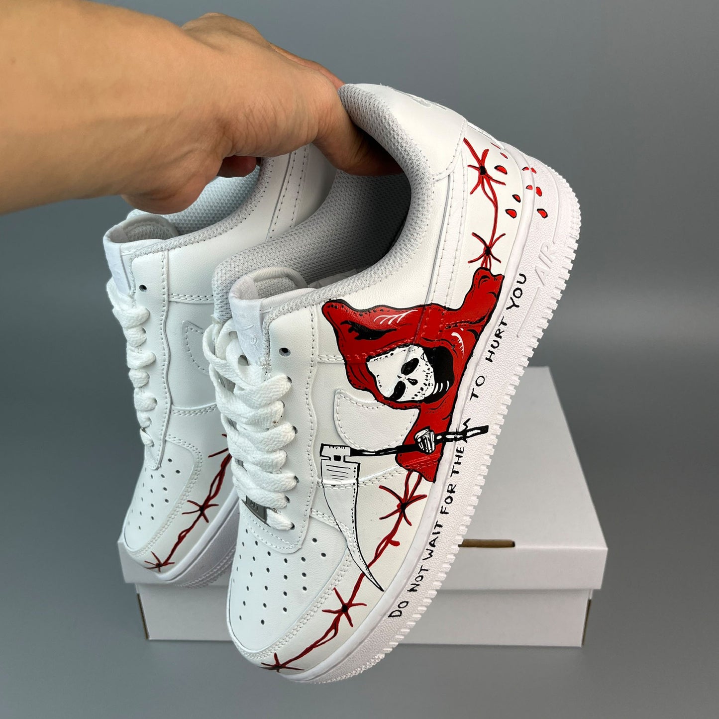 Hurt You Halloween Custom Sneaker