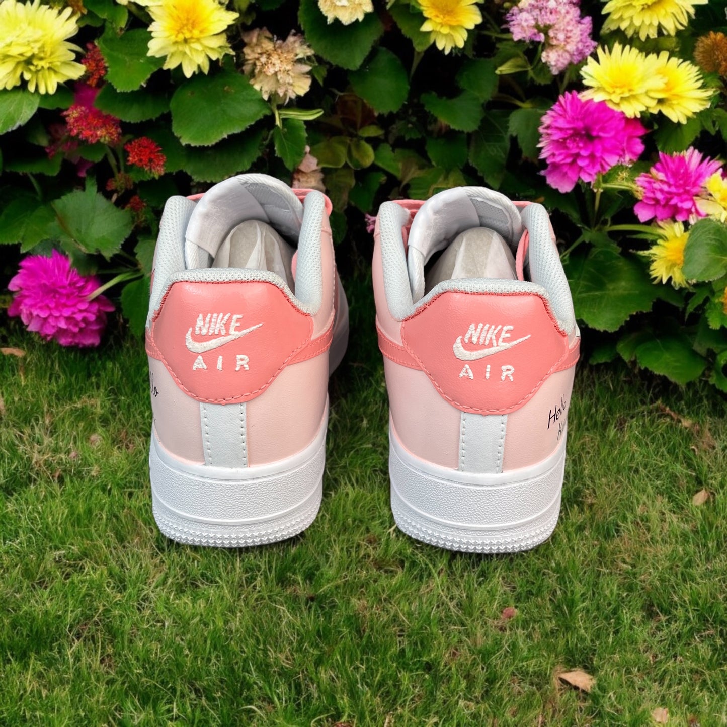 Kitty Pink Cartoon Custom Air Force 1 Sneaker