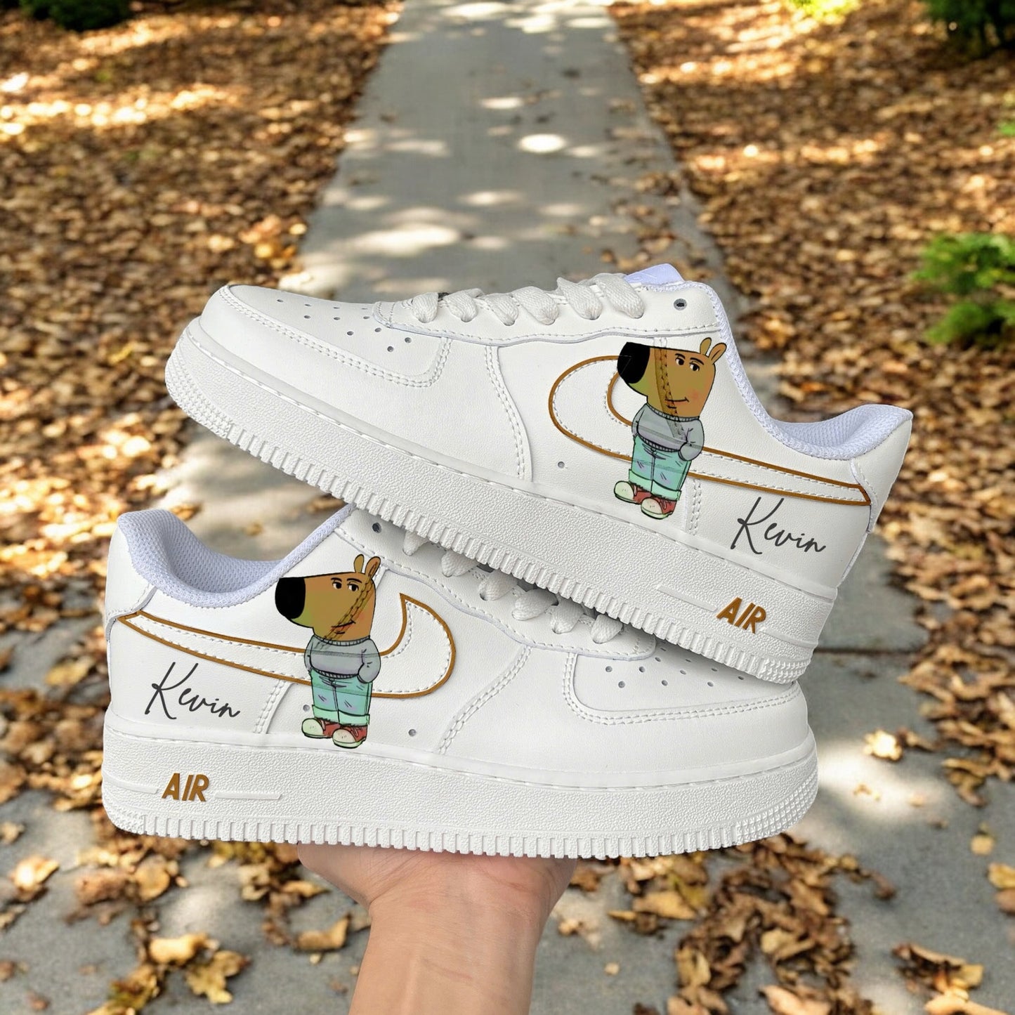 Just a chill guy Custom Air Force 1 Sneaker