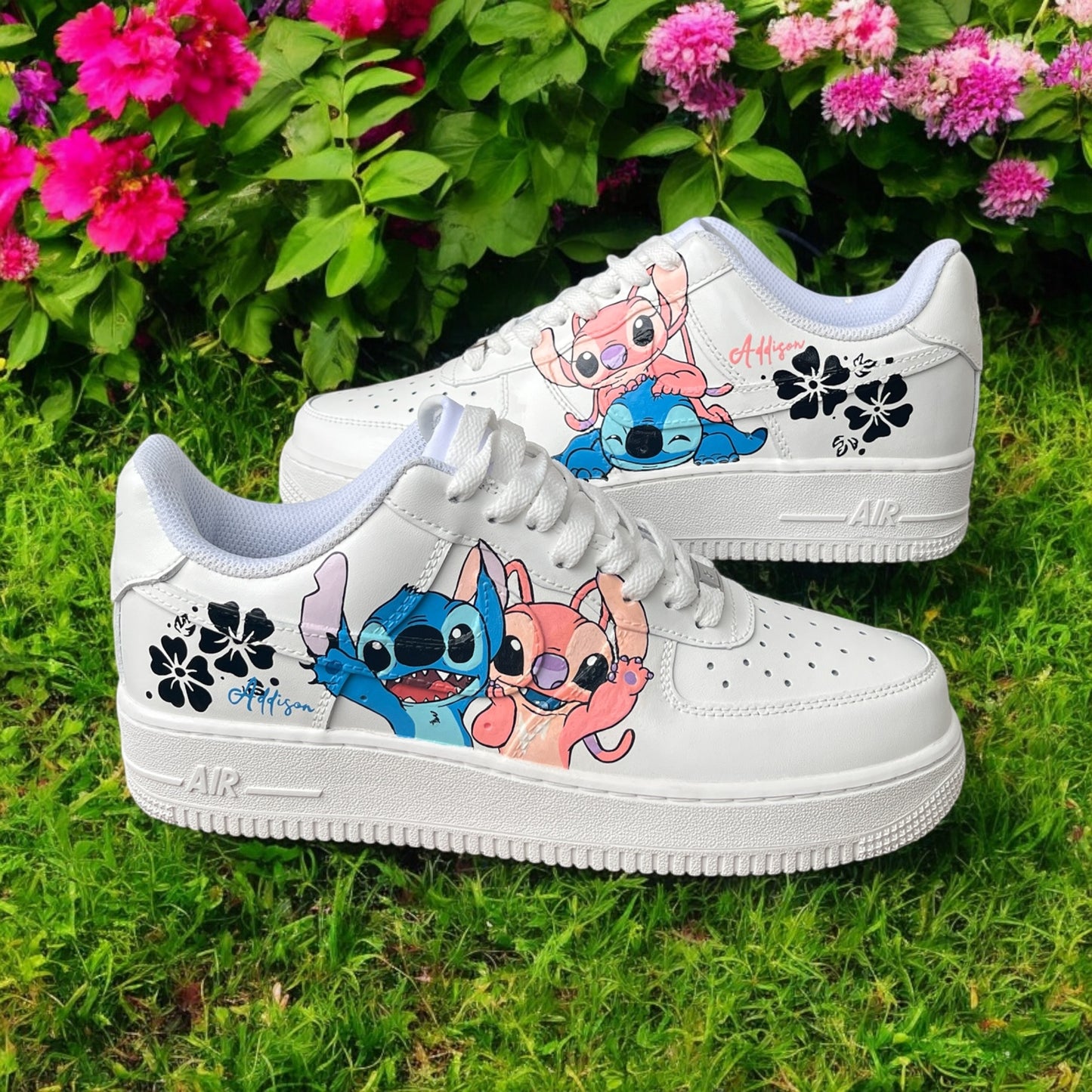 Stitch Leaves Custom Air Force 1 Sneaker