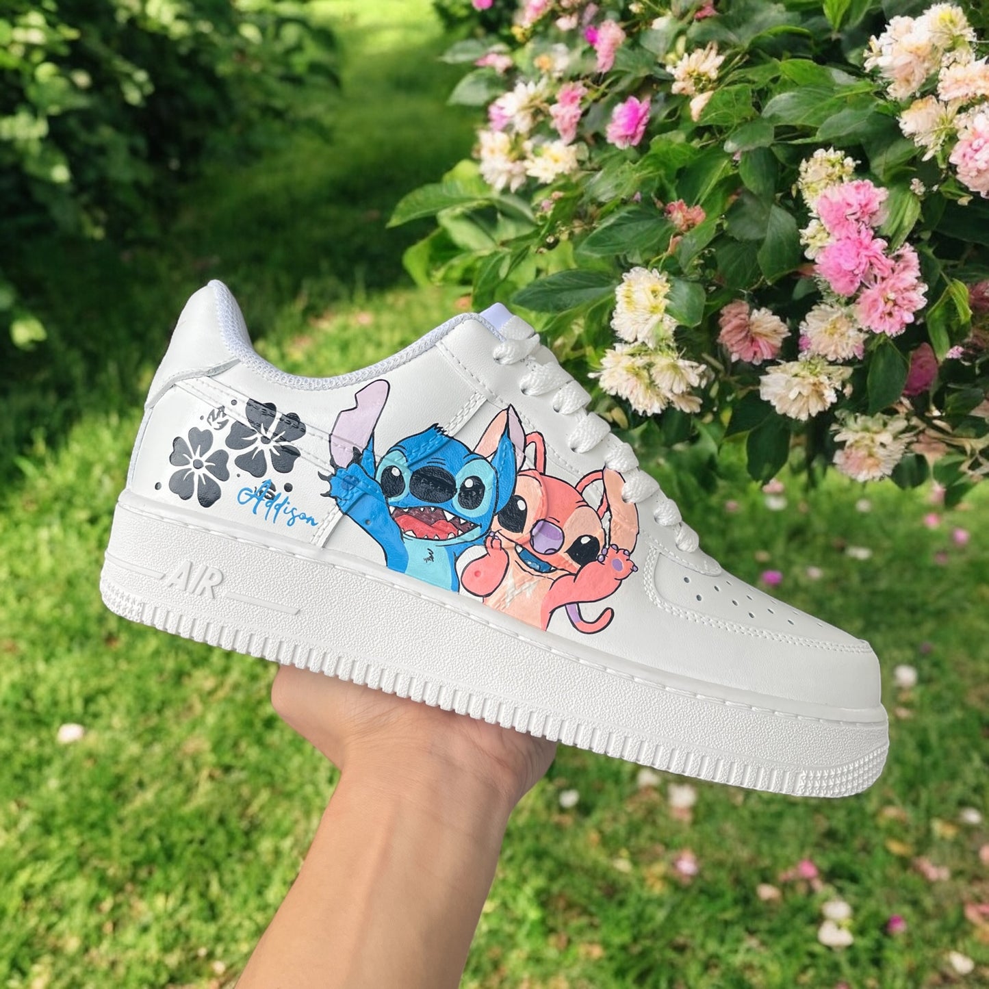 Stitch Leaves Custom Air Force 1 Sneaker