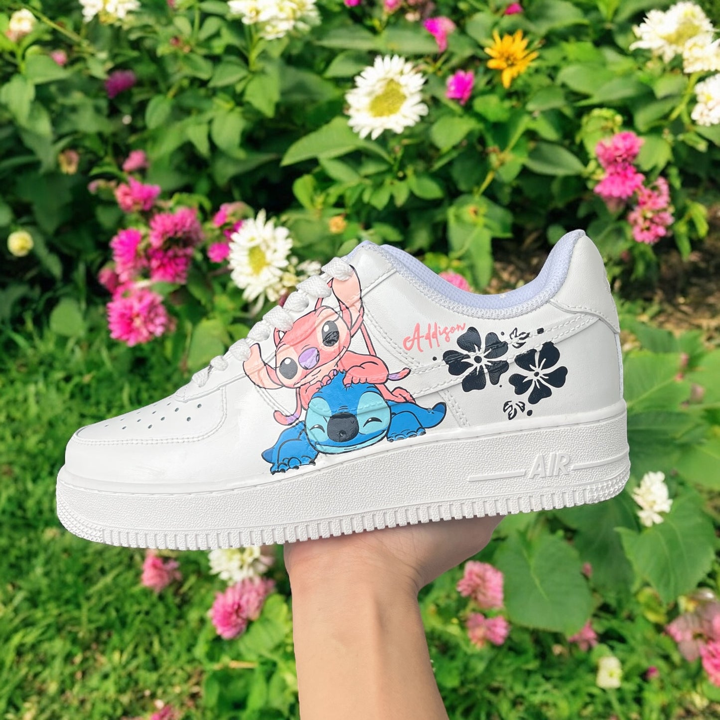 Stitch Leaves Custom Air Force 1 Sneaker