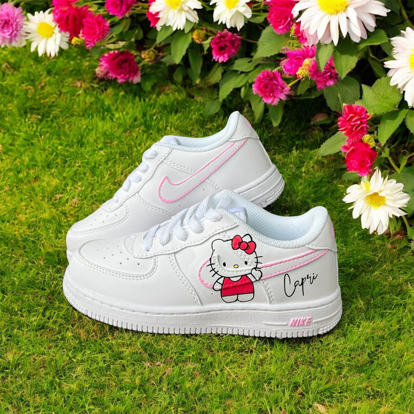 Kitty x Stitch Custom Air Force 1 Sneaker