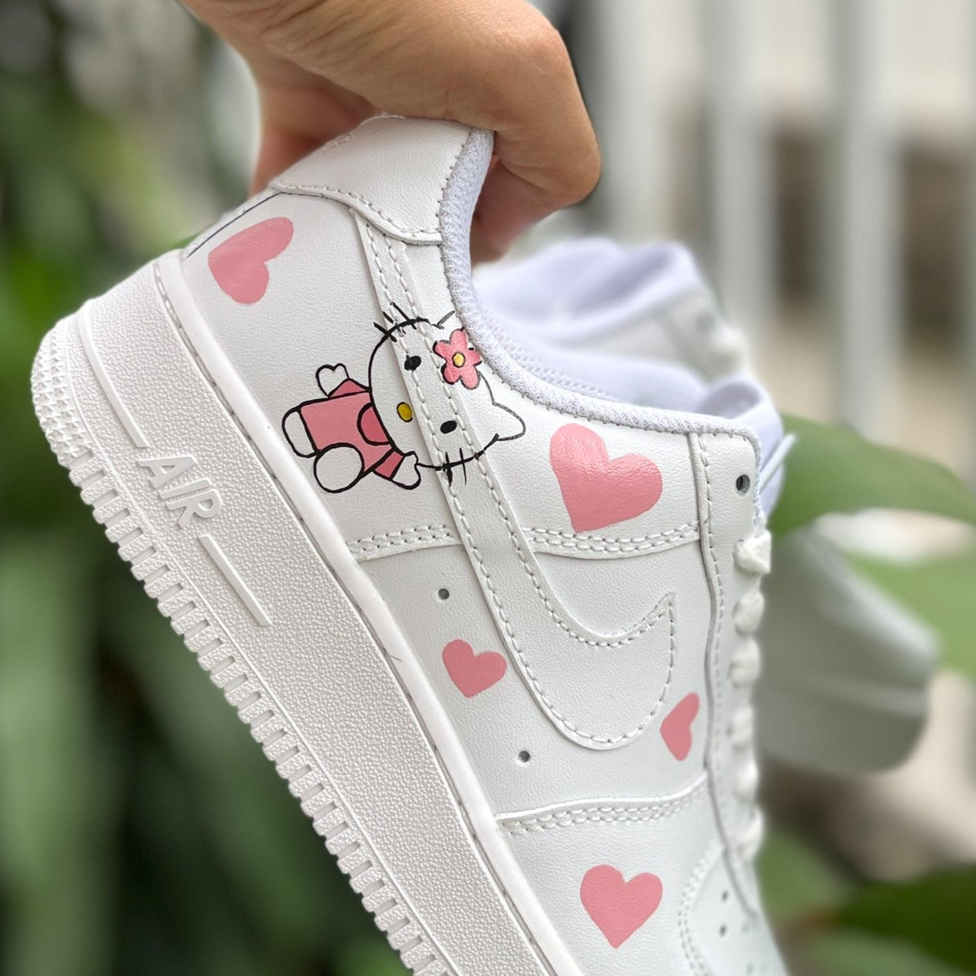 Kitty Heart Cartoon Custom Sneaker