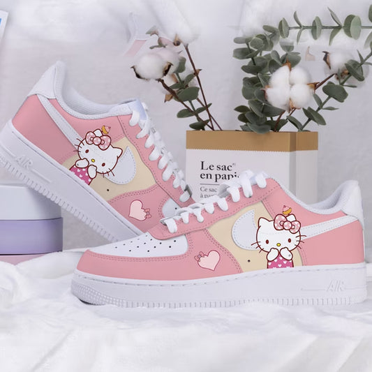 Pink Cartoon Custom Sneaker