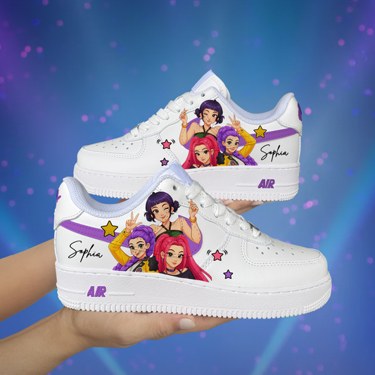 Kpop 10 Hand Painted Shoes