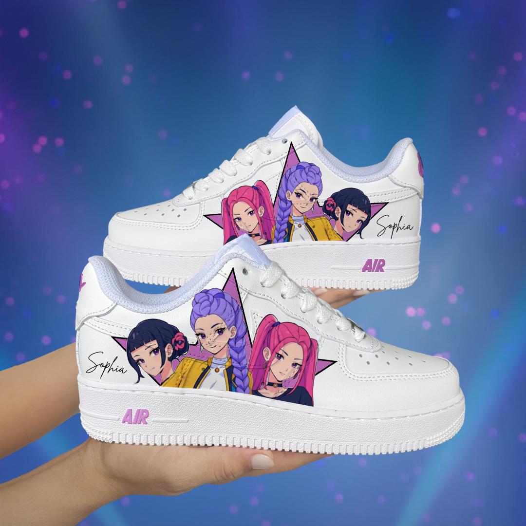 Kpop 5 Hand Painted Shoes