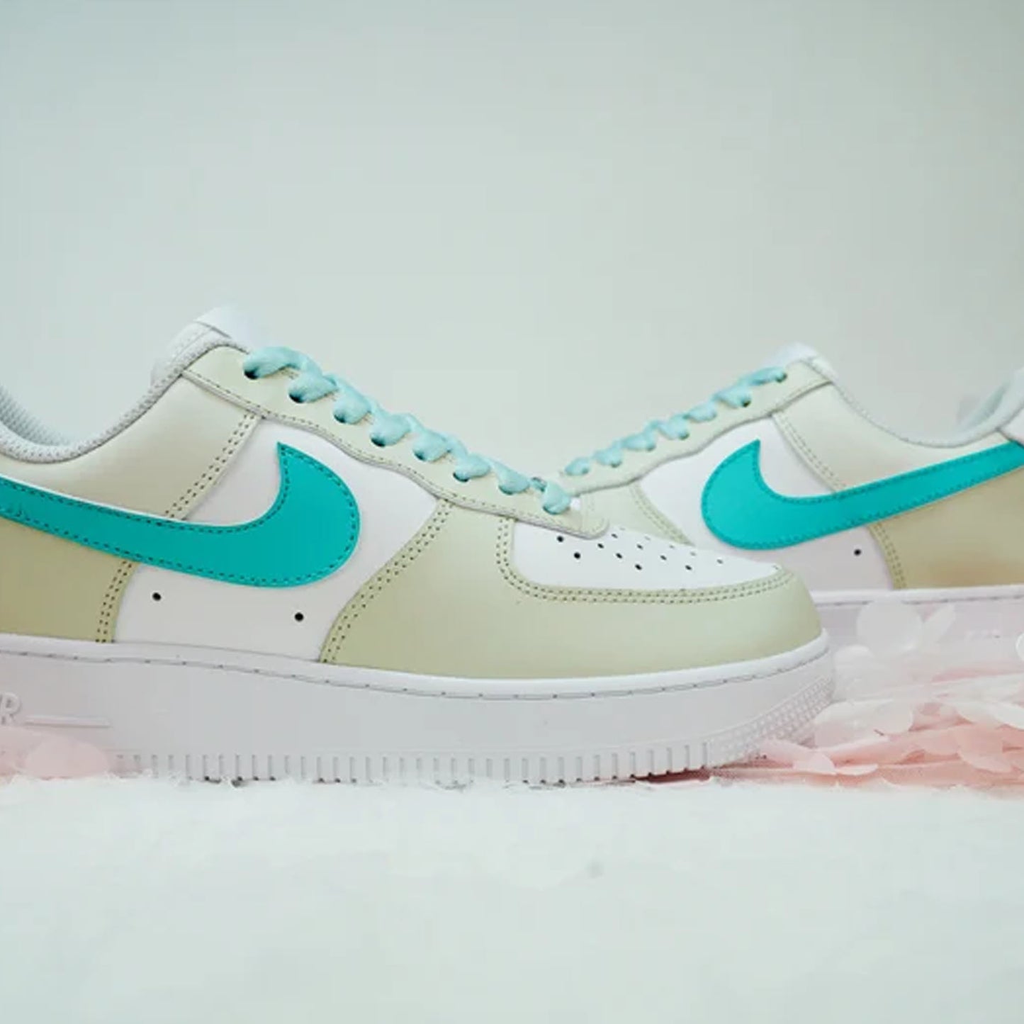 Mint Blue Pastel Custom Sneaker