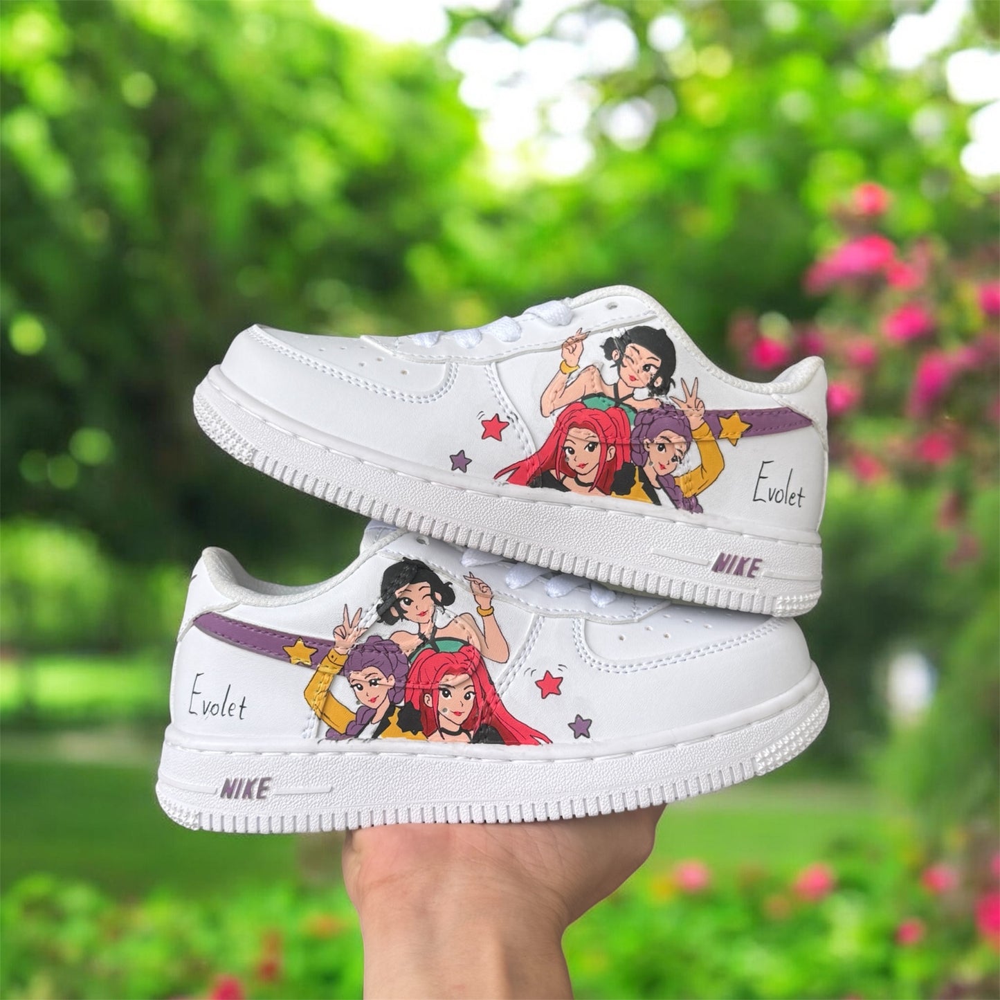 Kpop 10 Hand Painted Shoes