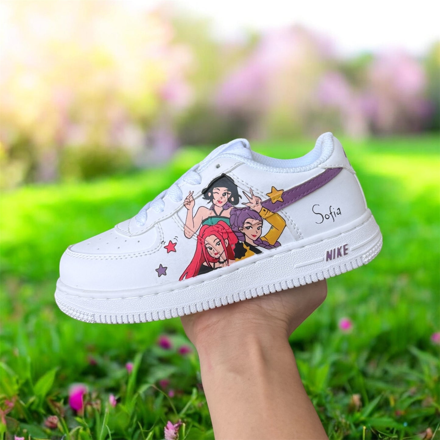 Kpop 10 Hand Painted Shoes