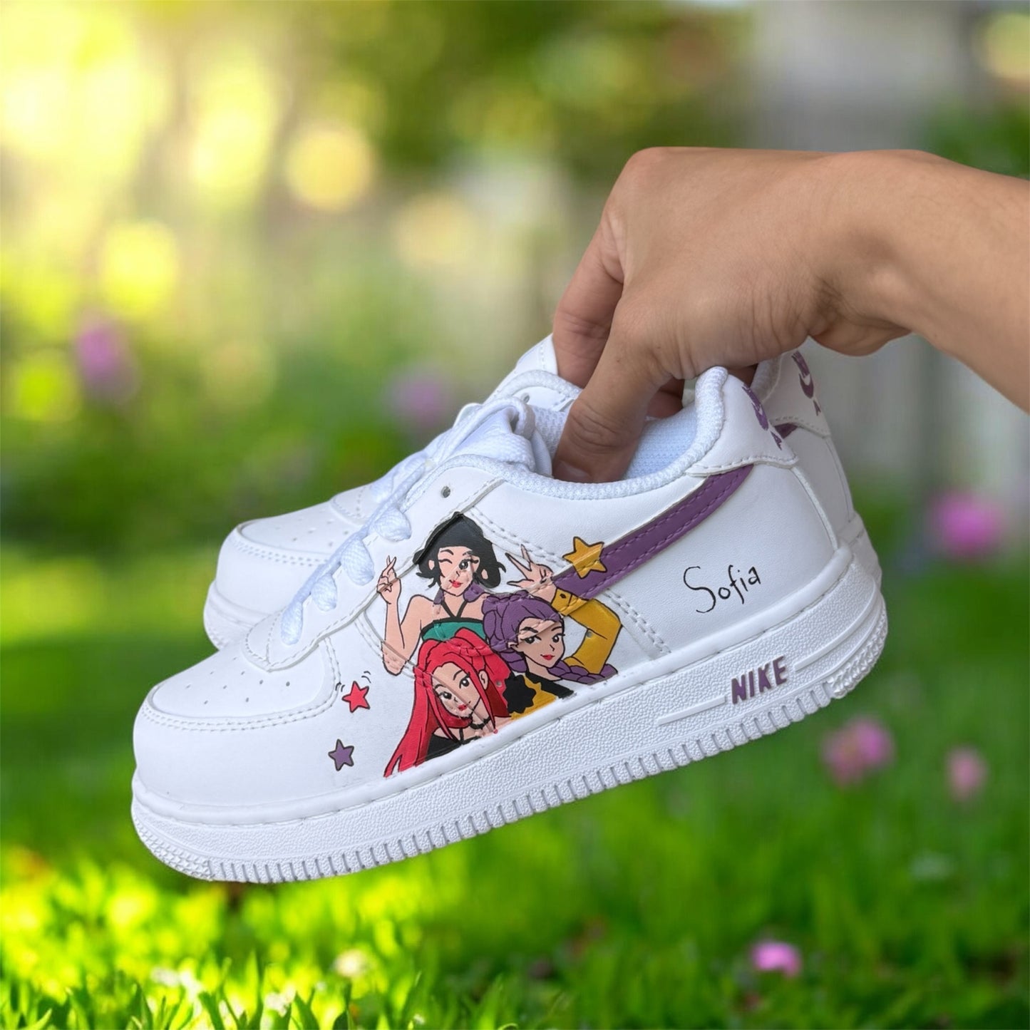 Kpop 10 Hand Painted Shoes