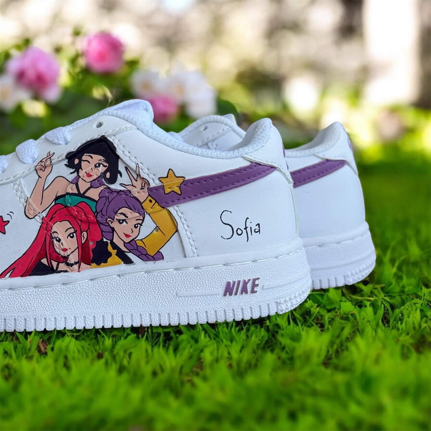 Kpop 10 Hand Painted Shoes