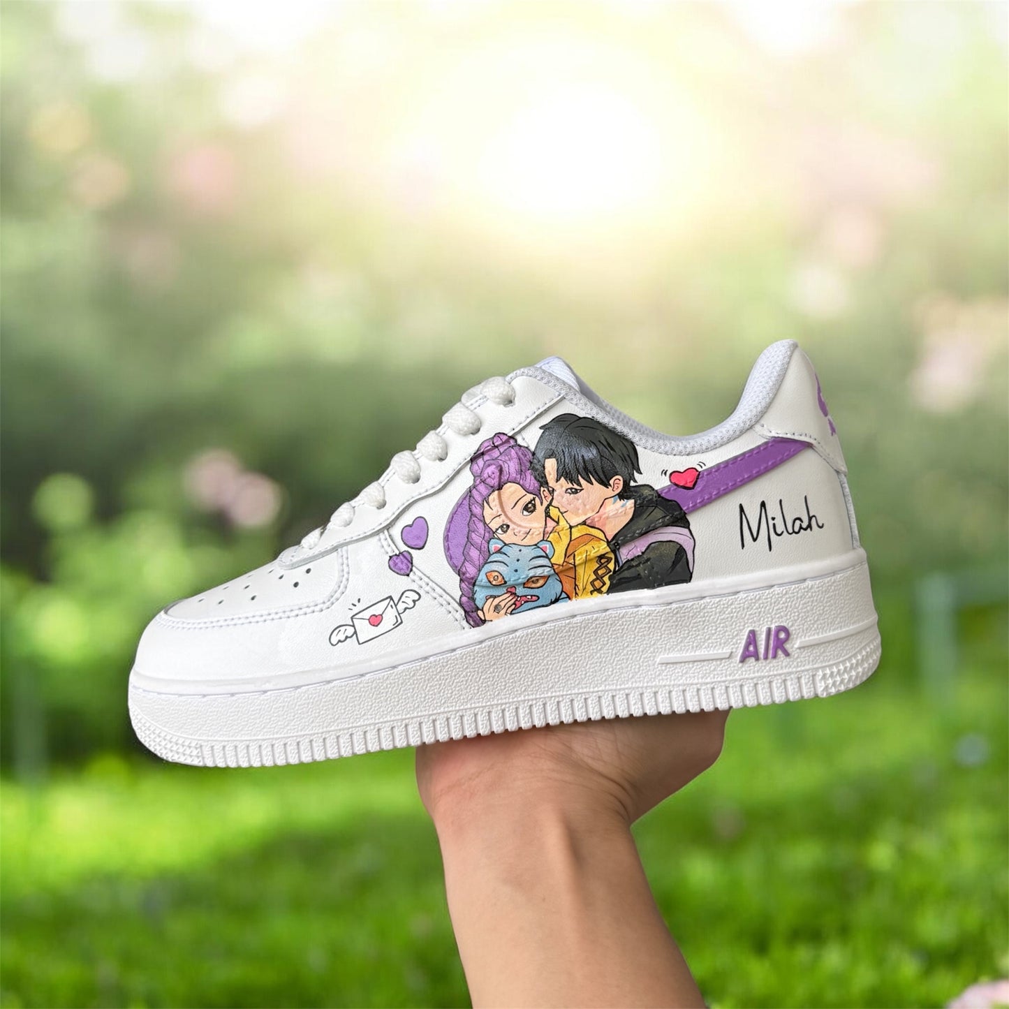 Kpop 7 Hand Painted Shoes