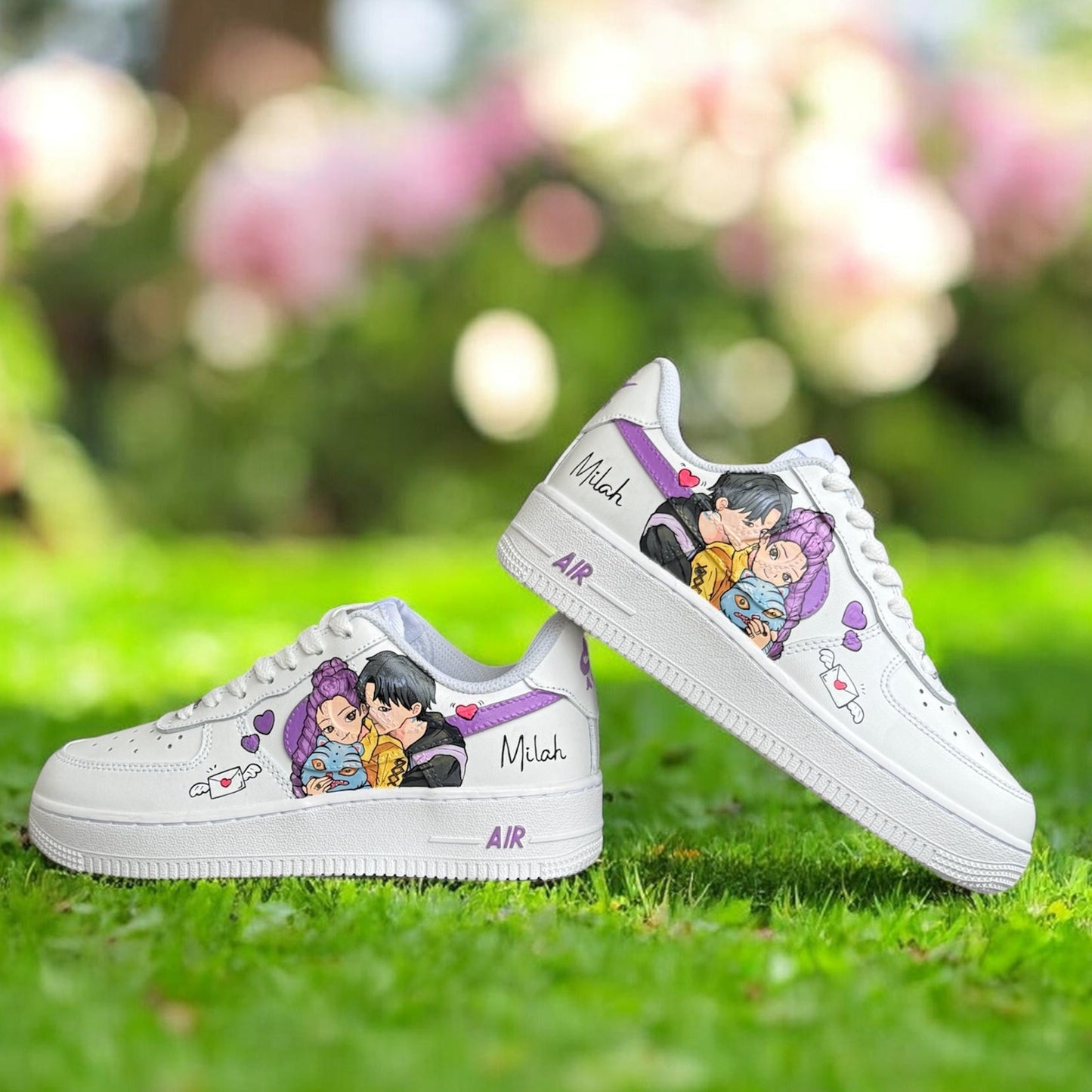 Kpop 7 Hand Painted Shoes
