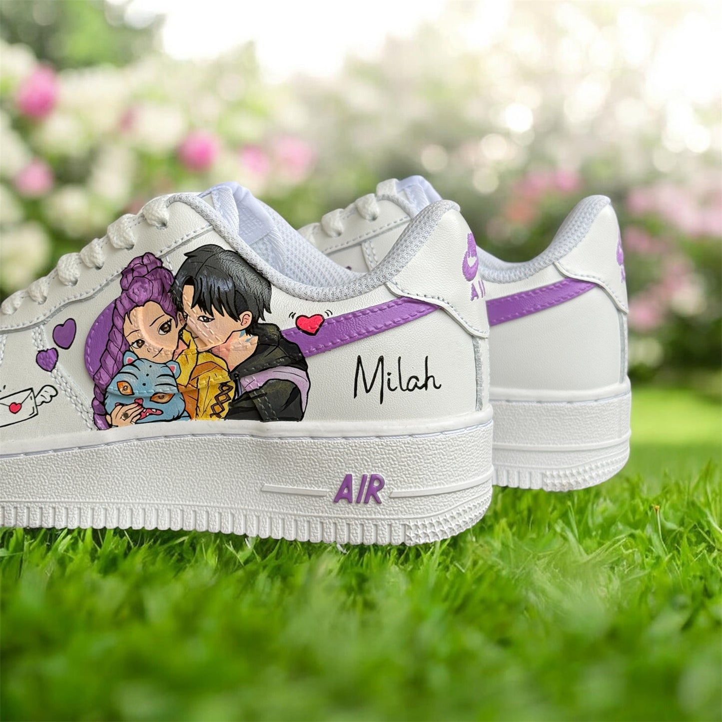 Kpop 7 Hand Painted Shoes