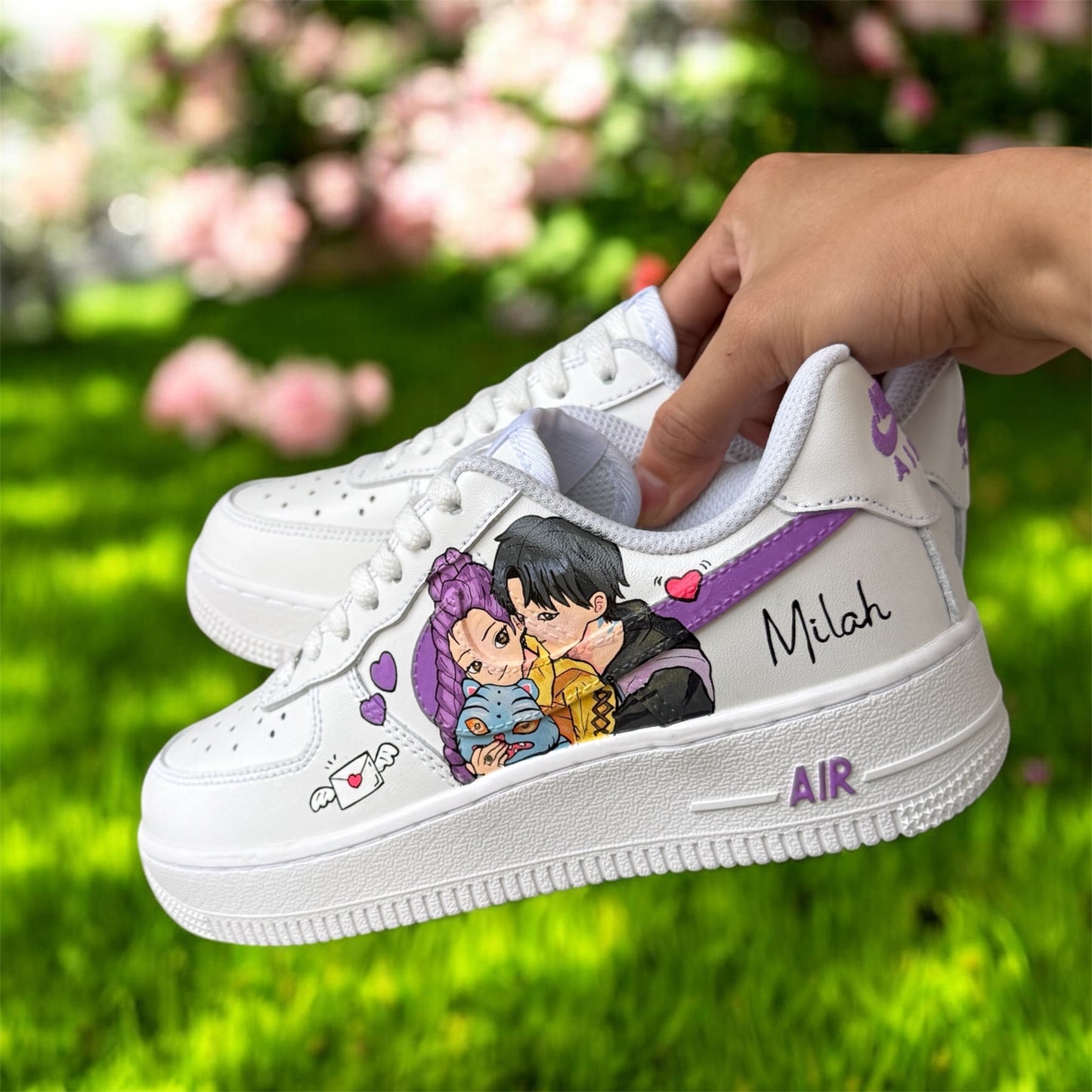 Kpop 7 Hand Painted Shoes