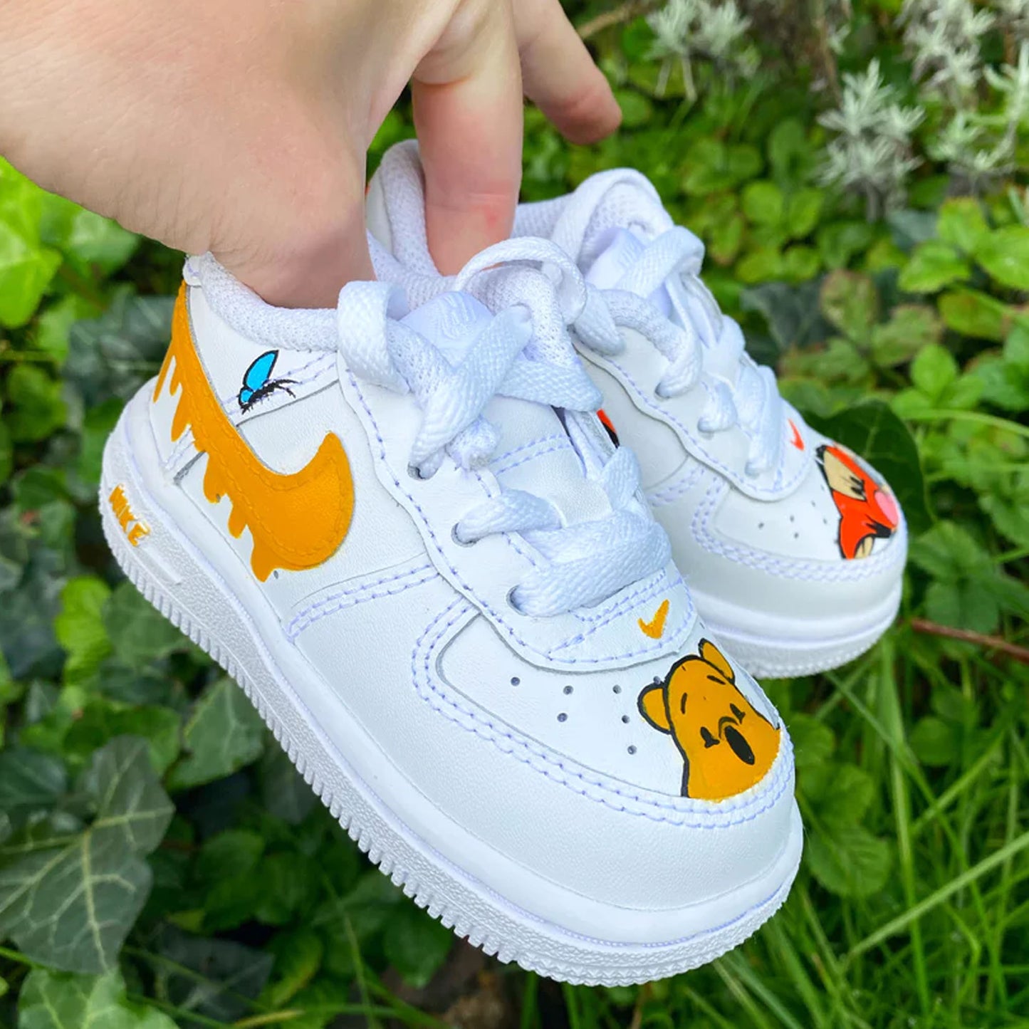 Pooth Tiger AF1 Kids Custom Sneaker