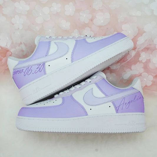 Purple Pastel Custom Sneaker