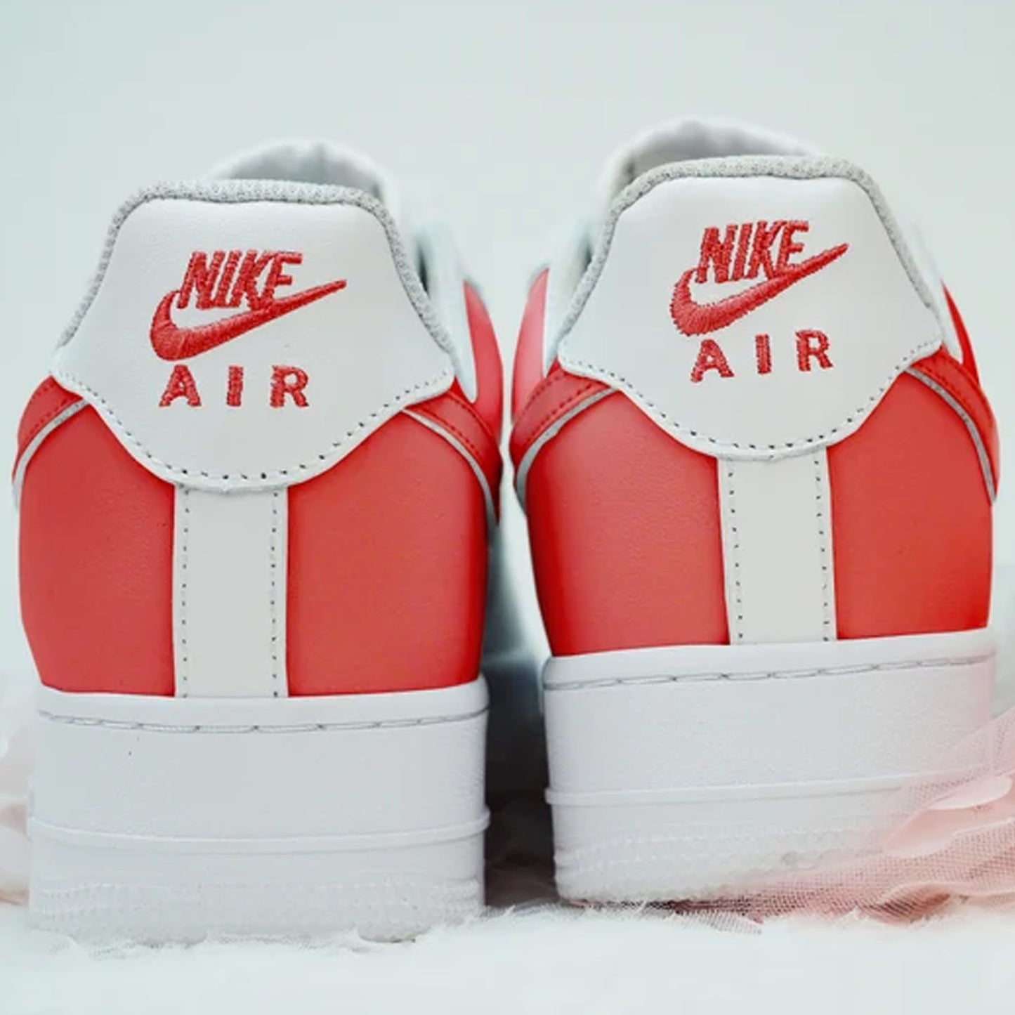 Red Pastel Custom Sneaker