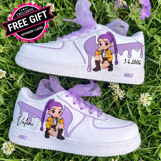 Limited Edition: Rumi Drip custom shoes air force line