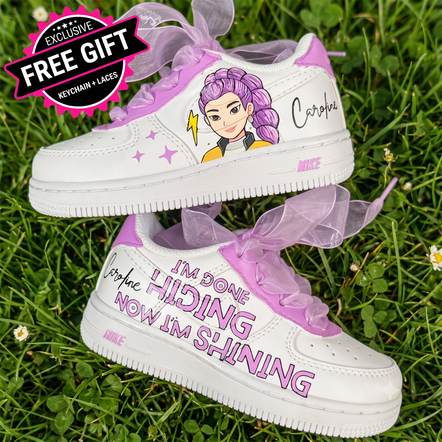Limited Edition: Set Shining - FREE SHOES LACES + KEYCHAIN + SOCKS