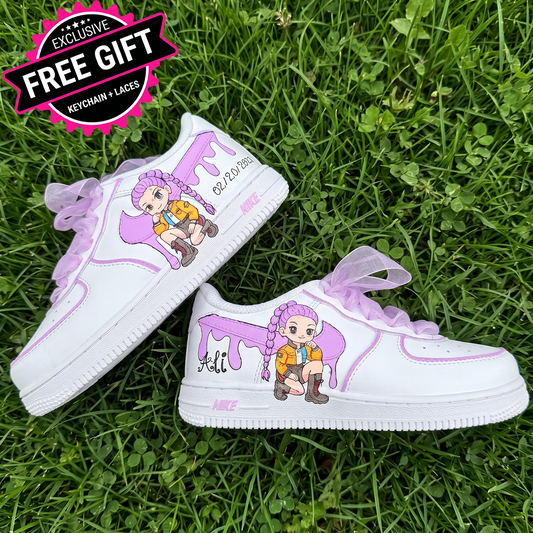 Limited Edition: Rumi Drip custom shoes air force line