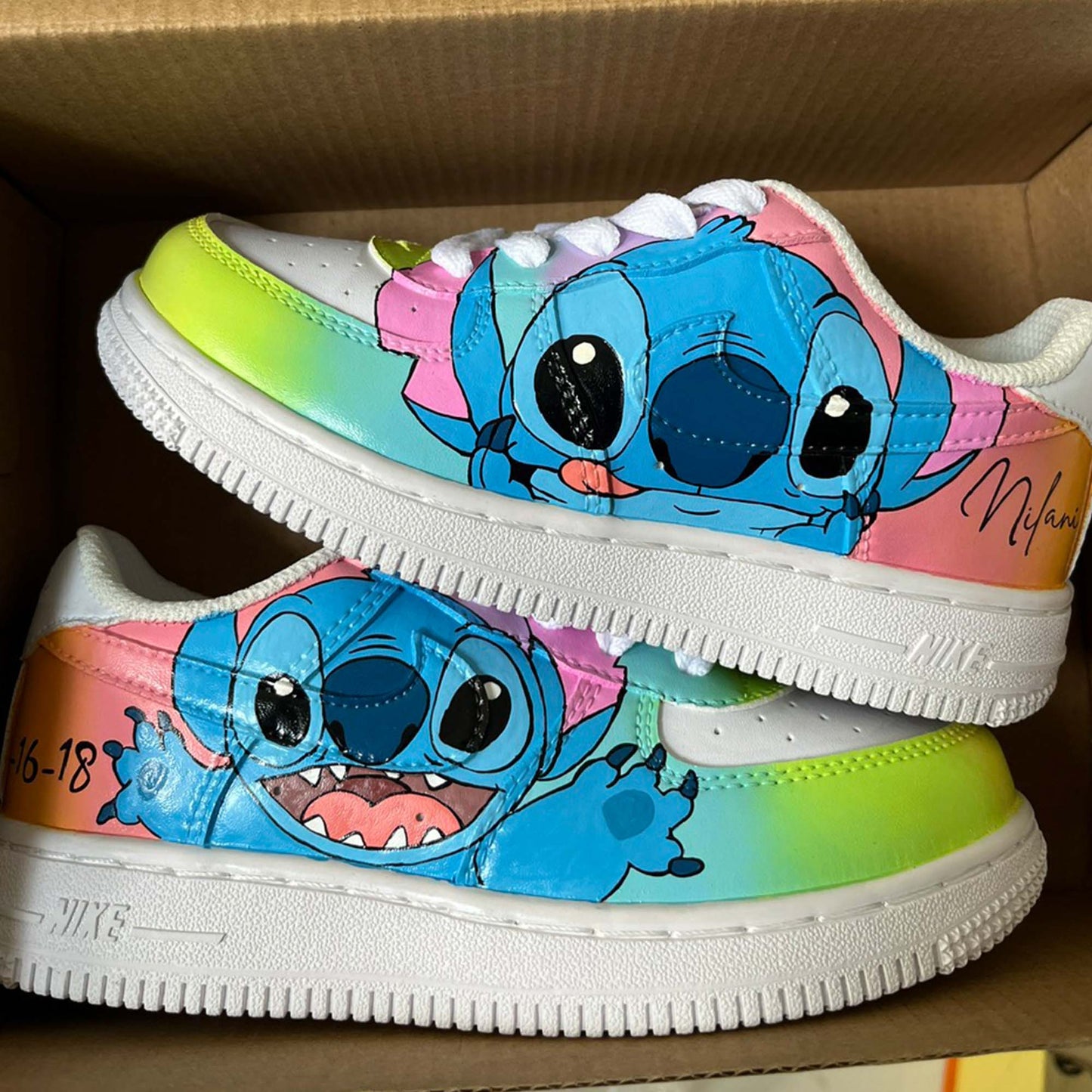 Stitch AF1 Kids Custom Sneaker