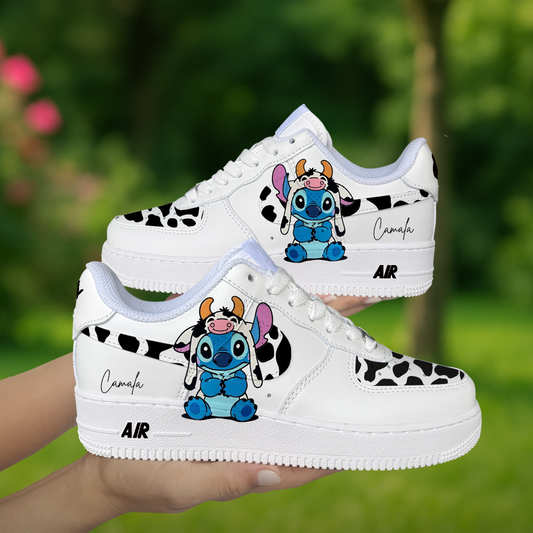 Stitch Cow Custom Shoes AF1