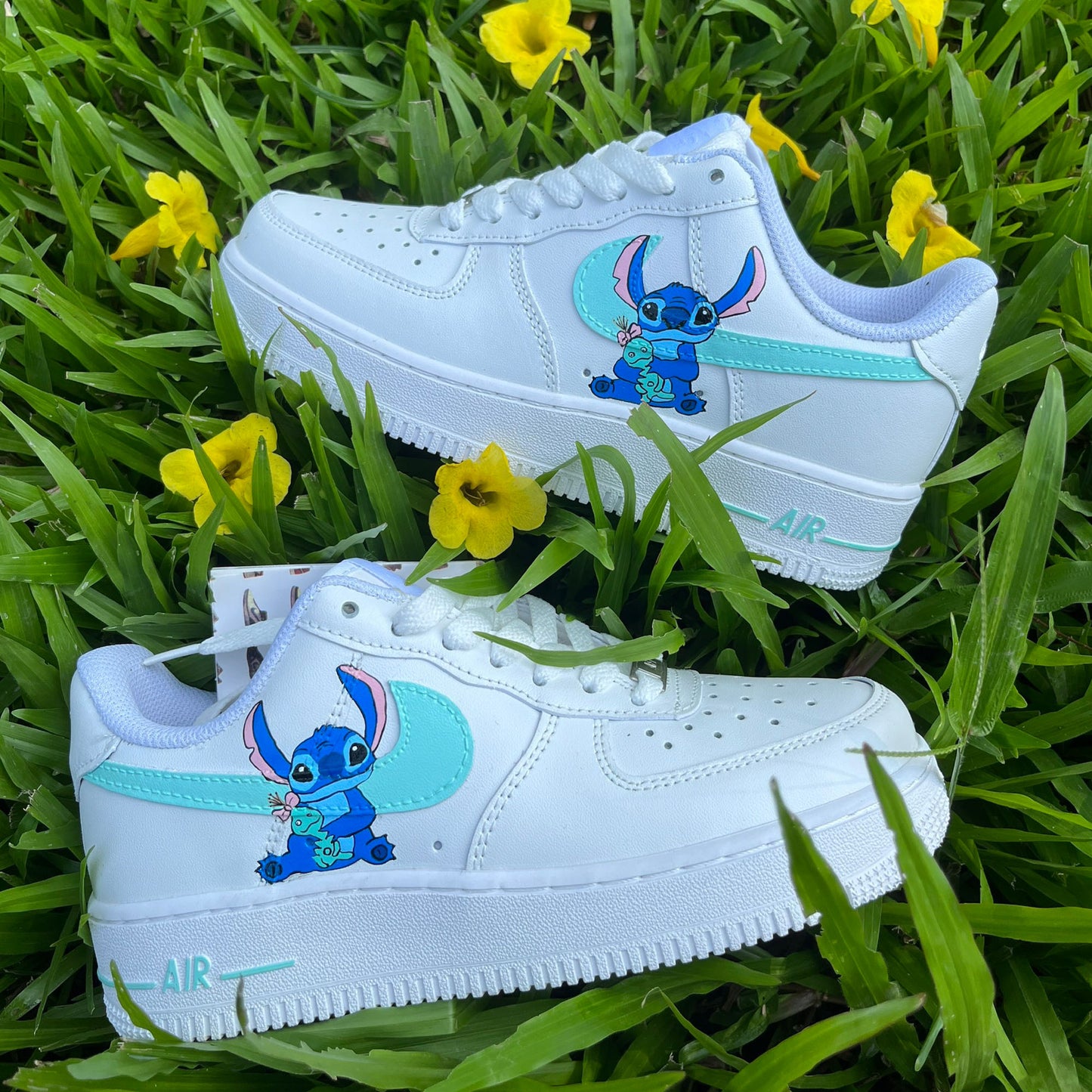 Mint Stitch Custom Sneaker