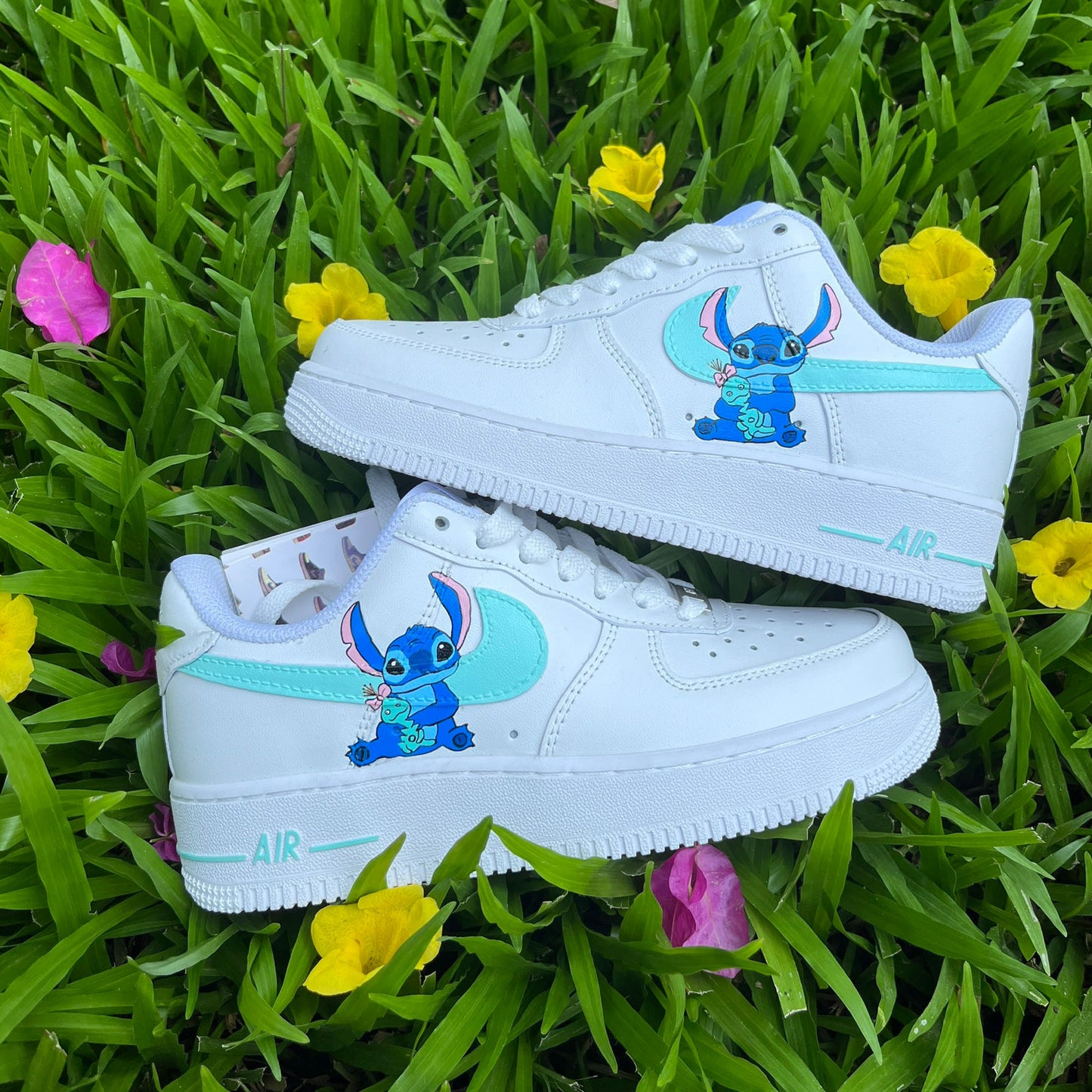 Mint Stitch Custom Sneaker