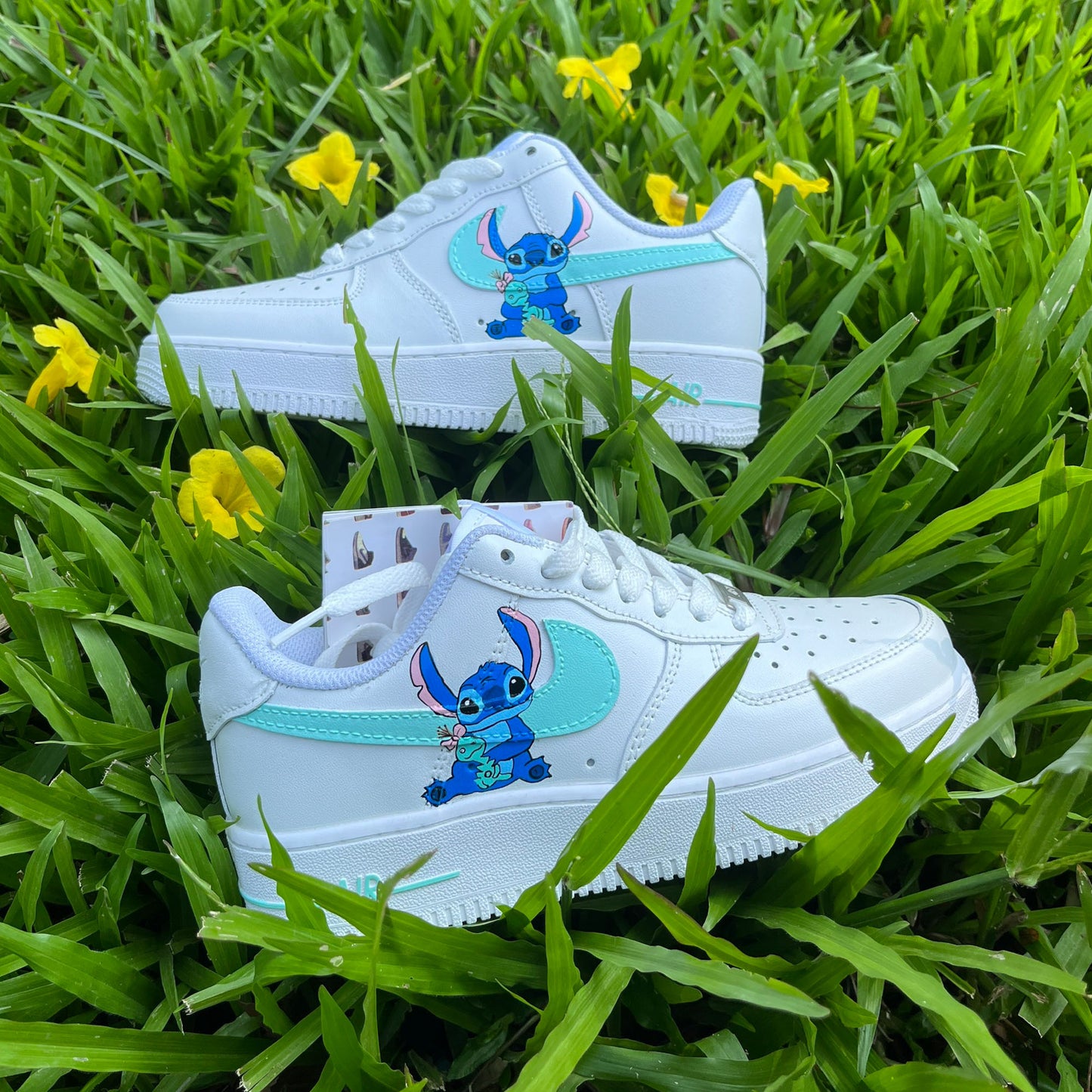 Mint Stitch Custom Sneaker