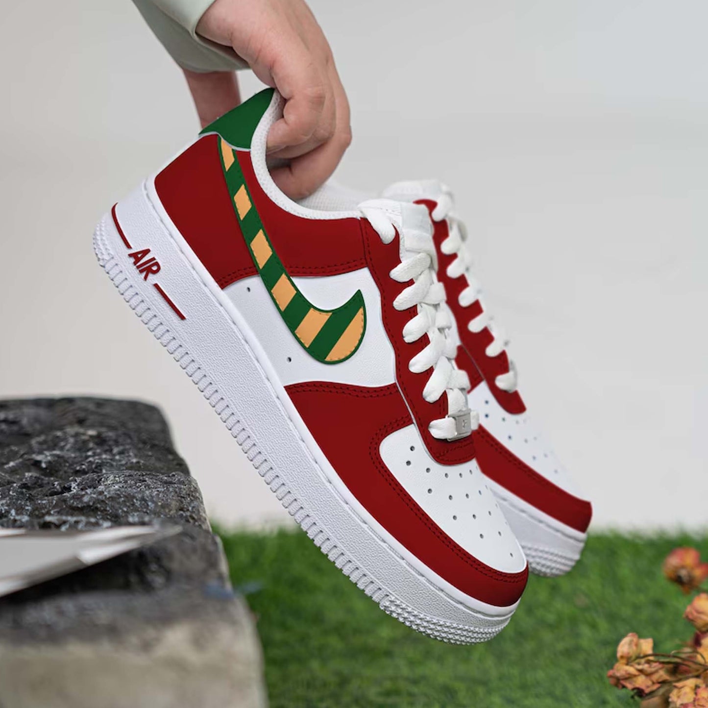 Christmas Swoosh Custom Sneaker