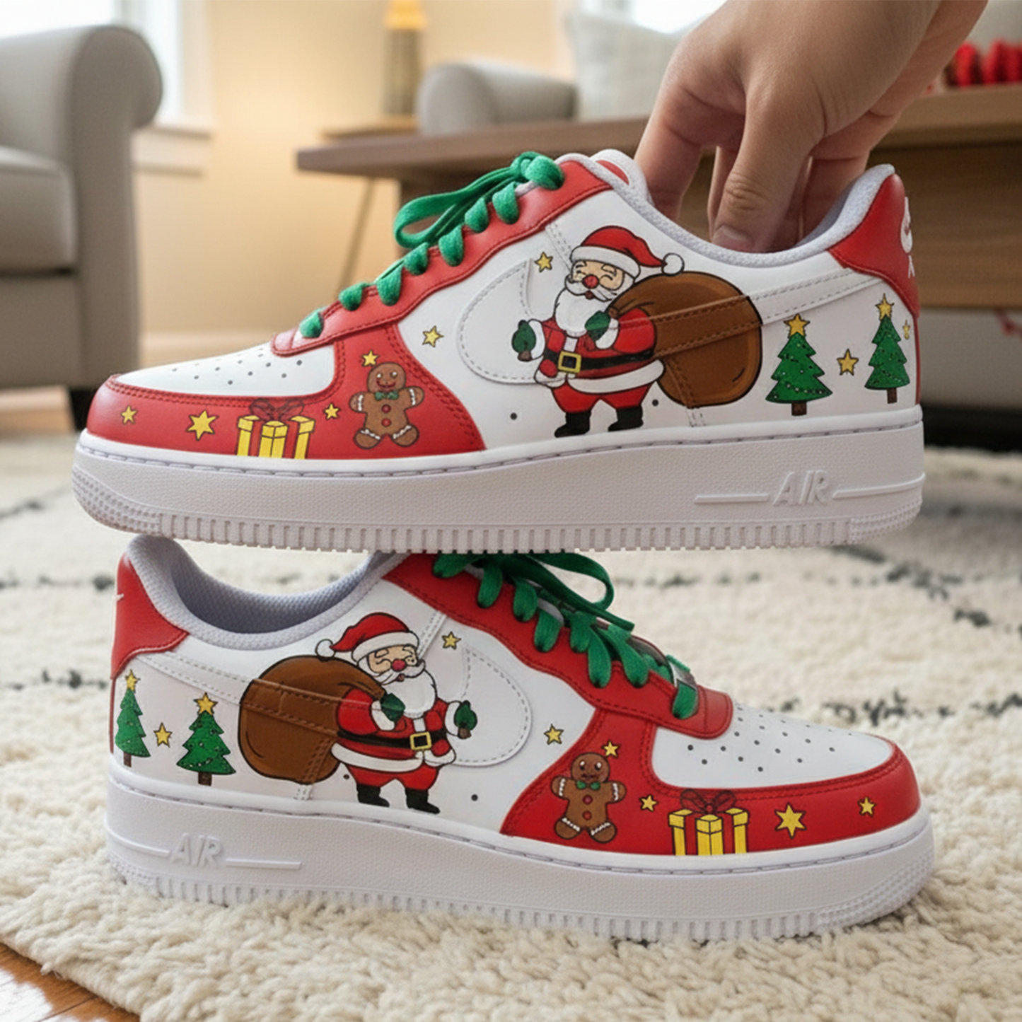 Christmas custom shoes 07