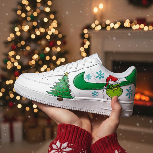 Christmas custom shoes 08