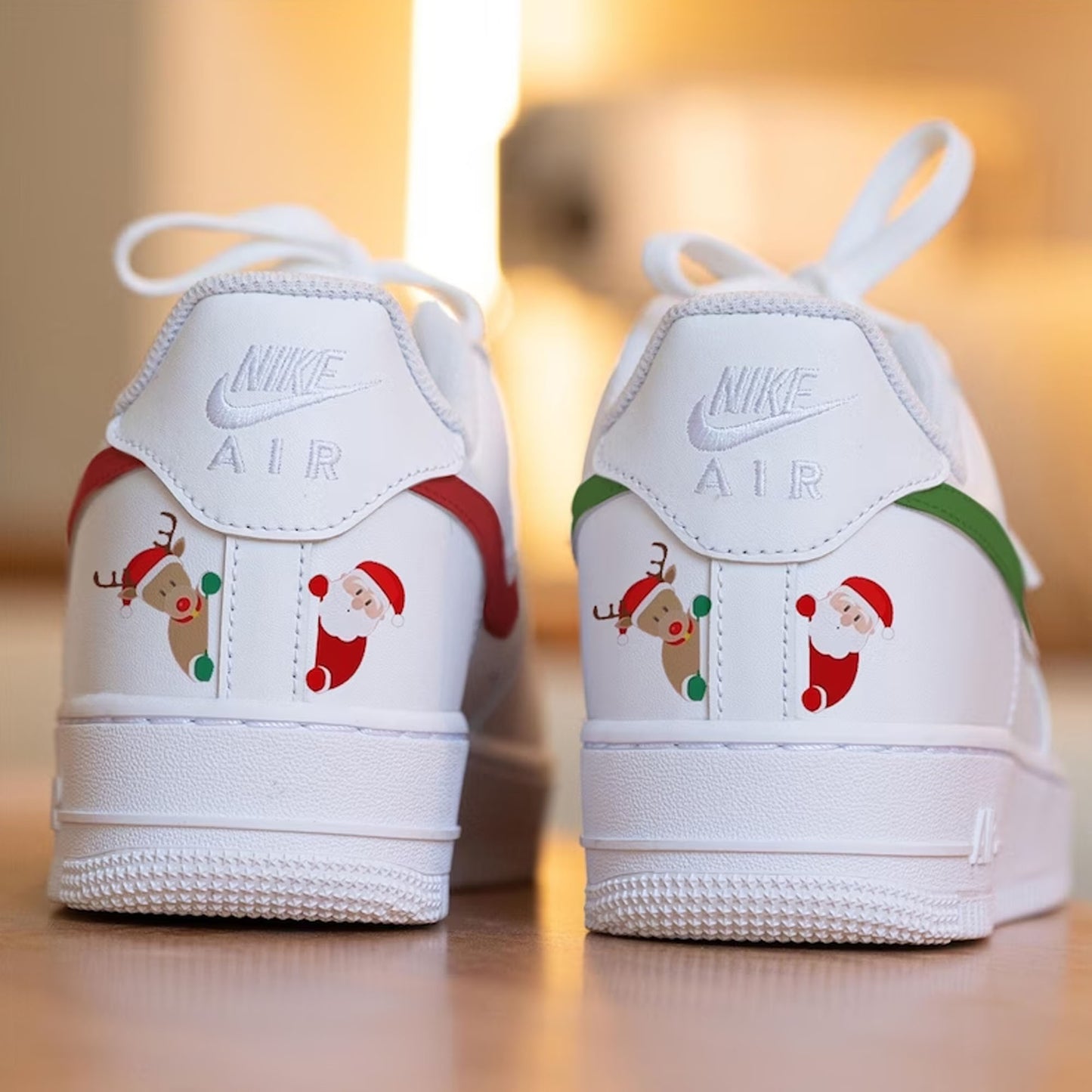 Christmas Deer Custom Air Force 1 Sneaker