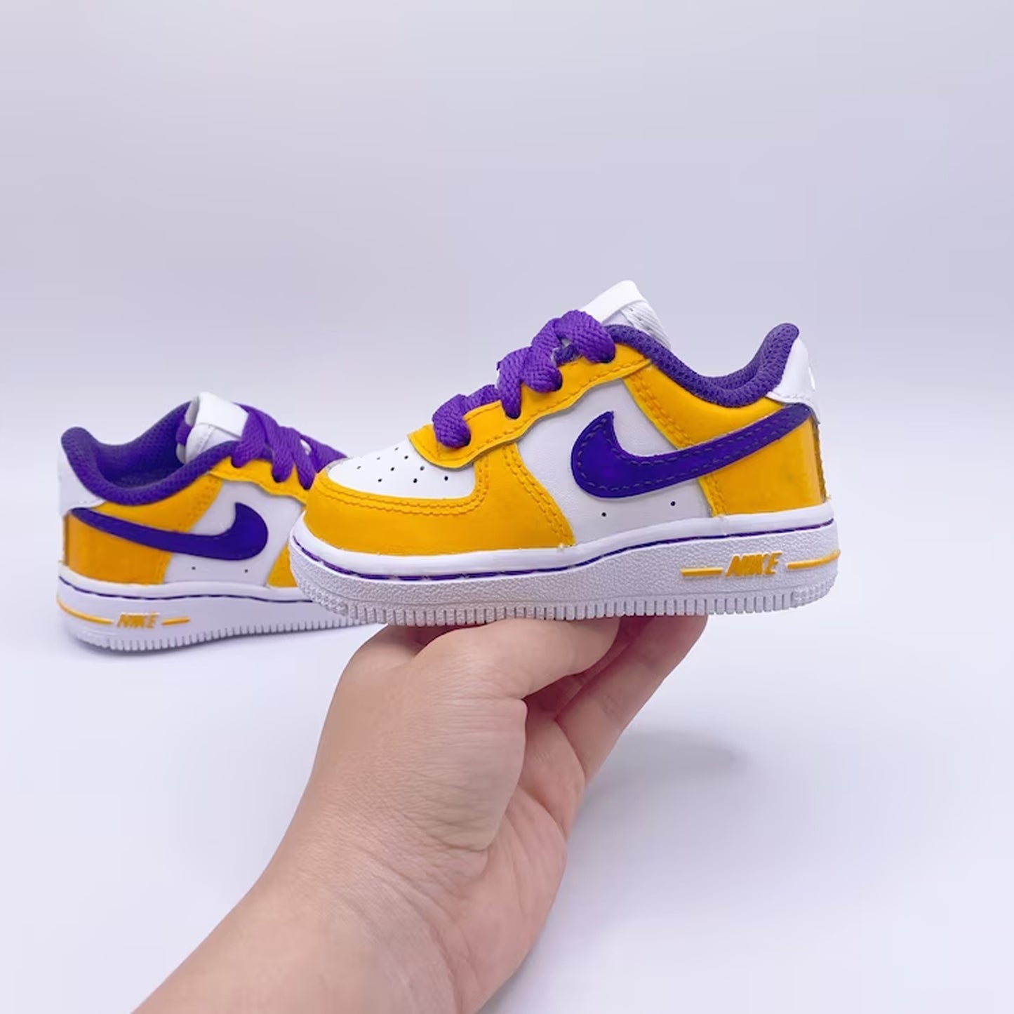 Yellow Kids Custom Sneaker