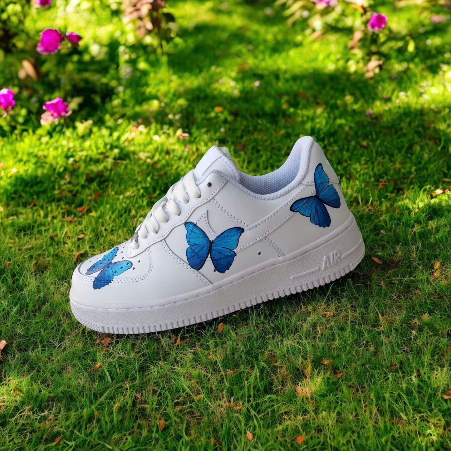 Blue Butterfly Custom Sneaker