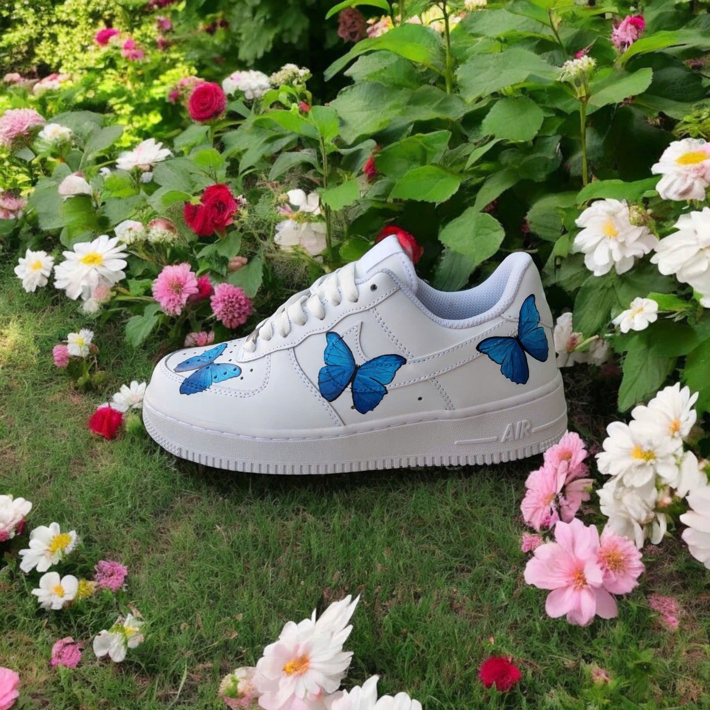 Blue Butterfly Custom Sneaker