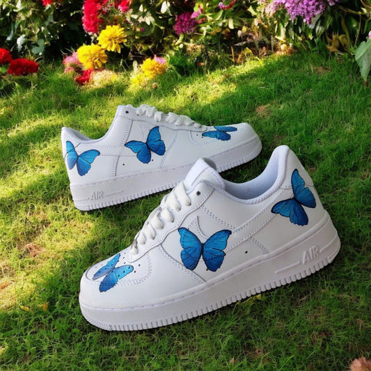 Blue Butterfly Custom Sneaker