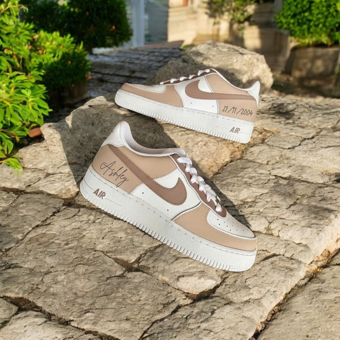 Deep Brown Art Custom Sneaker