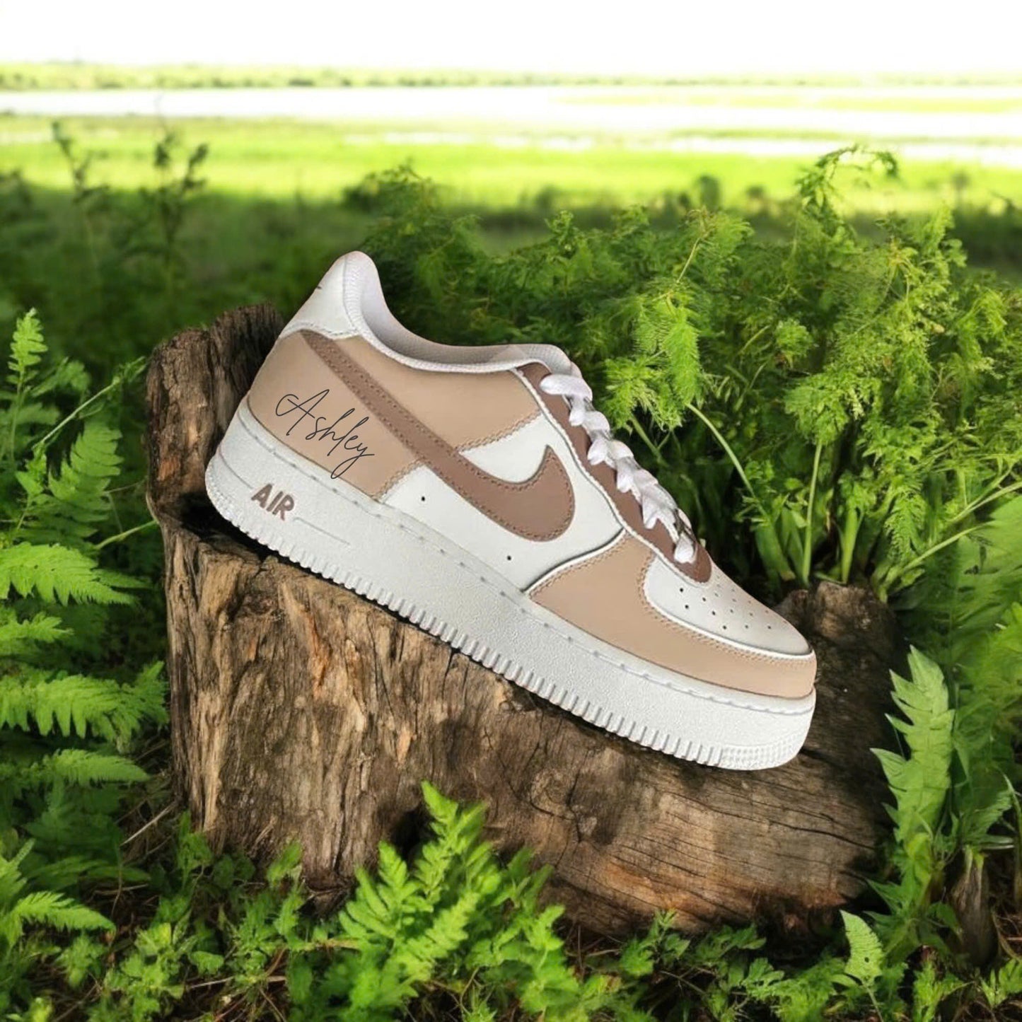 Deep Brown Art Custom Sneaker