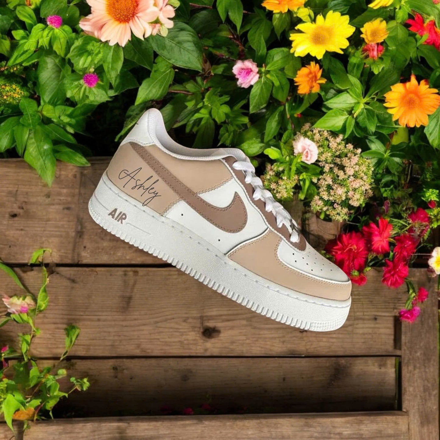 Deep Brown Art Custom Sneaker
