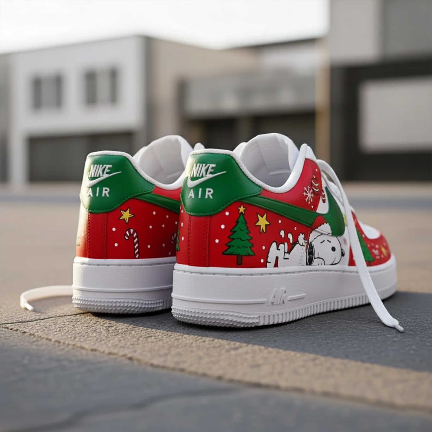 Christmas custom shoes 04