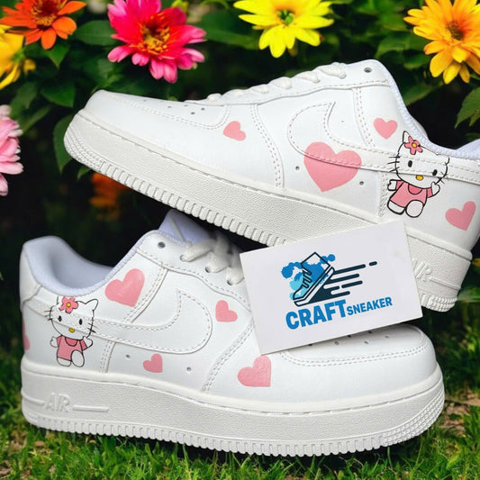 Kitty Heart Cartoon Custom Sneaker