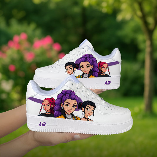 K Pop Demon Hunter Custom Shoes Air Force 1